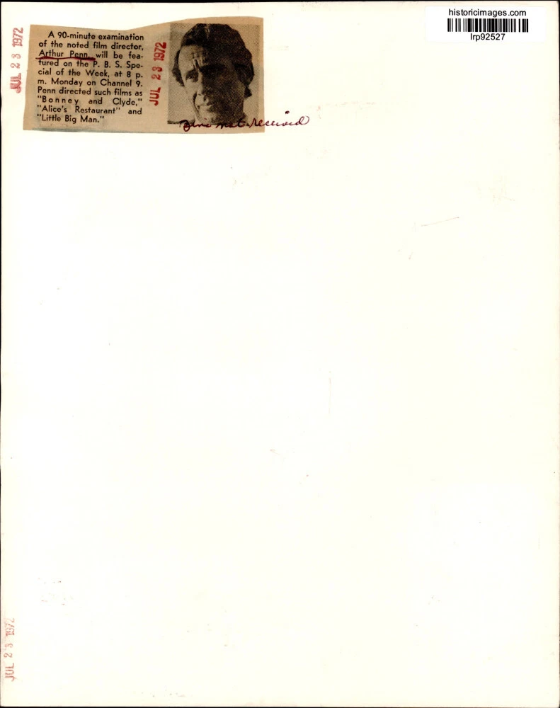 1972 Press Photo Director Arthur Penn - lrp92527 - 画像2/2