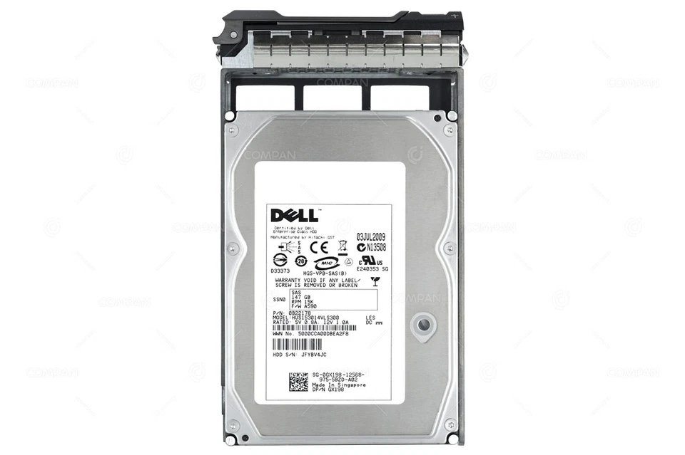 GX198 DELL HDD 147GB 15K SAS 3G 3.5" LFF HOT-SWAP - Image 3 of 4