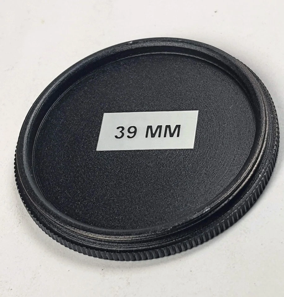 39mm Metal Front Lens Cap Screw-in 39 mm E39 E-39 High Quality Solid one pc - Image 2 of 4