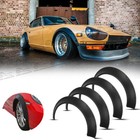 4* 4.5" Car Fender Flares Flexible Durable Wide Body Wheel Arche For Datsun 620