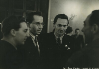 Tschechien Prag Internationaler Studentenkongress altes Foto 1945 #18