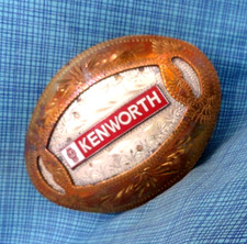 Kenworth Truckers Promo Belt Buckle German Silver Vtg 70s Western Flair .GMP169