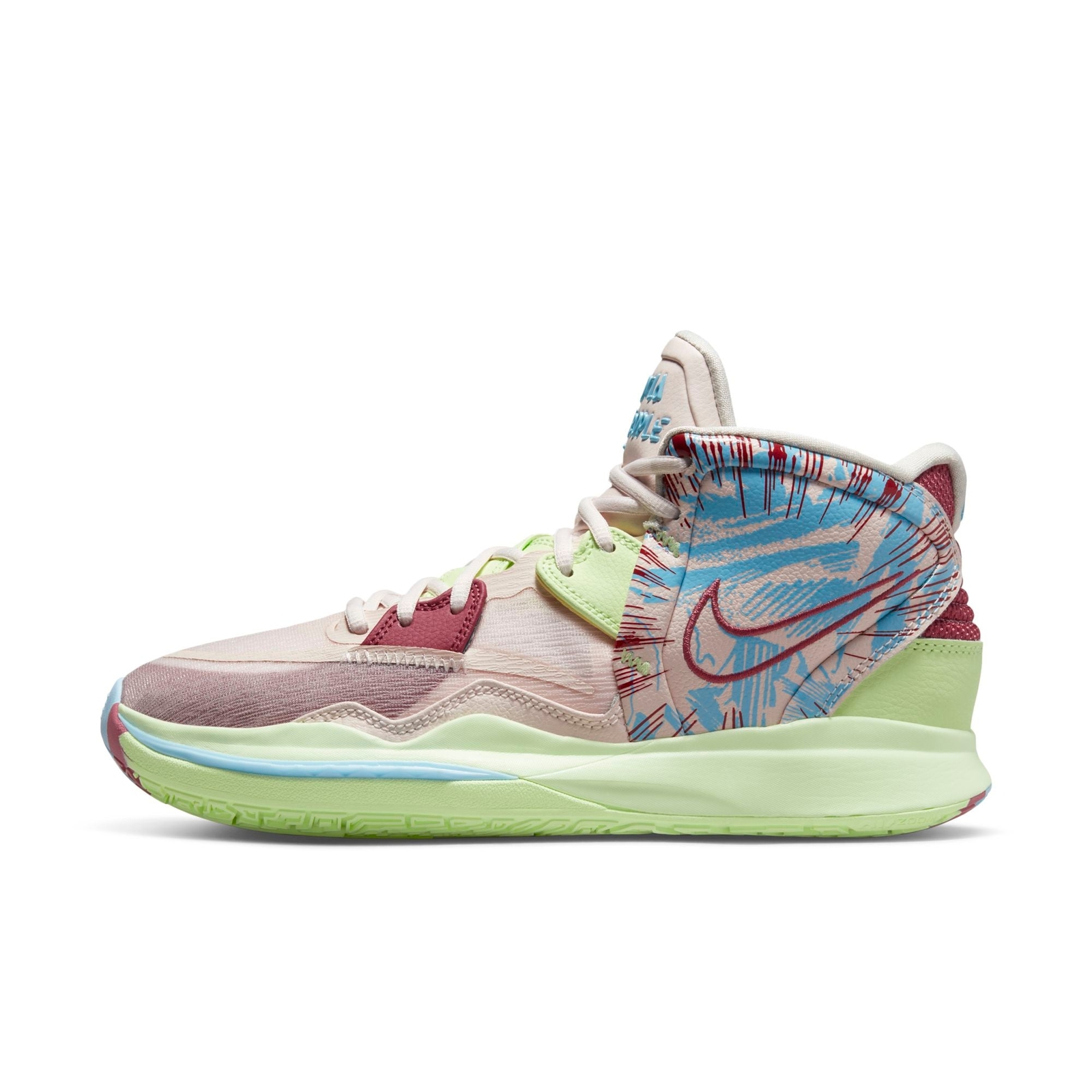 [CZ0204-600] Мужские кроссовки Nike KYRIE 8 INFINITY 1 WORLD 1 PEOPLE SWEET BEET VOLT