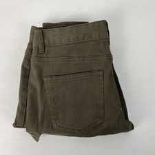 Jeanswest Womens Khaki Stretch Ankle Zips Skinny Denim Jeans Size 8 VGC JN25JW2