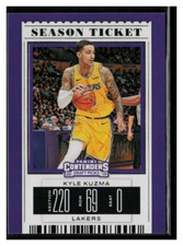 2019 Panini Contenders Draft Picks #33 Kyle Kuzma Season Ticket