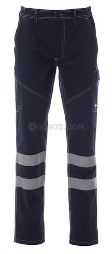 PANTALONI ESTIVI DA LAVORO UNISEX BANDE RIFLETTENTI PAYPER WORKER SUMMER REFLEX - Picture 2 of 3