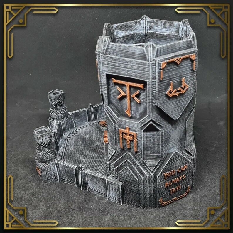 Dwarven Brewery Dice Tower Dwarf Dice Tower Dnd Gift Dnd 