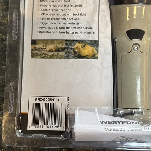 Mantis 25 Compact Easy-to-Use Electronic Call for Hunting with Hand Lanyard - Picture 16 of 19