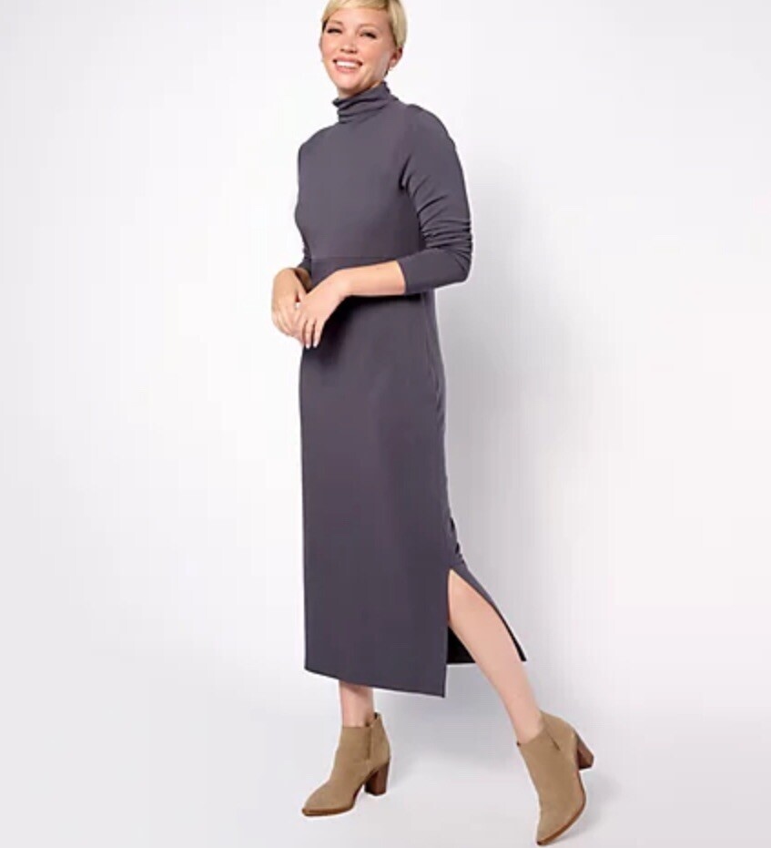 Women with Control Tall Finespun Jersey Tummy Control Midi Dress Smoke LT A62304 | eBay Women with Control Tall Finespun Jersey Tummy Control Midi Dress Smoke LT A62304 | eBay
