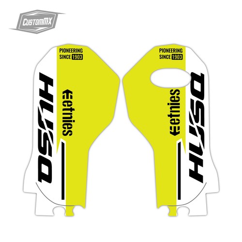 Lower Fork Guard Stickers:- To Fit Husqvarna TC FC TE FE TX FX 2016-2022 Models