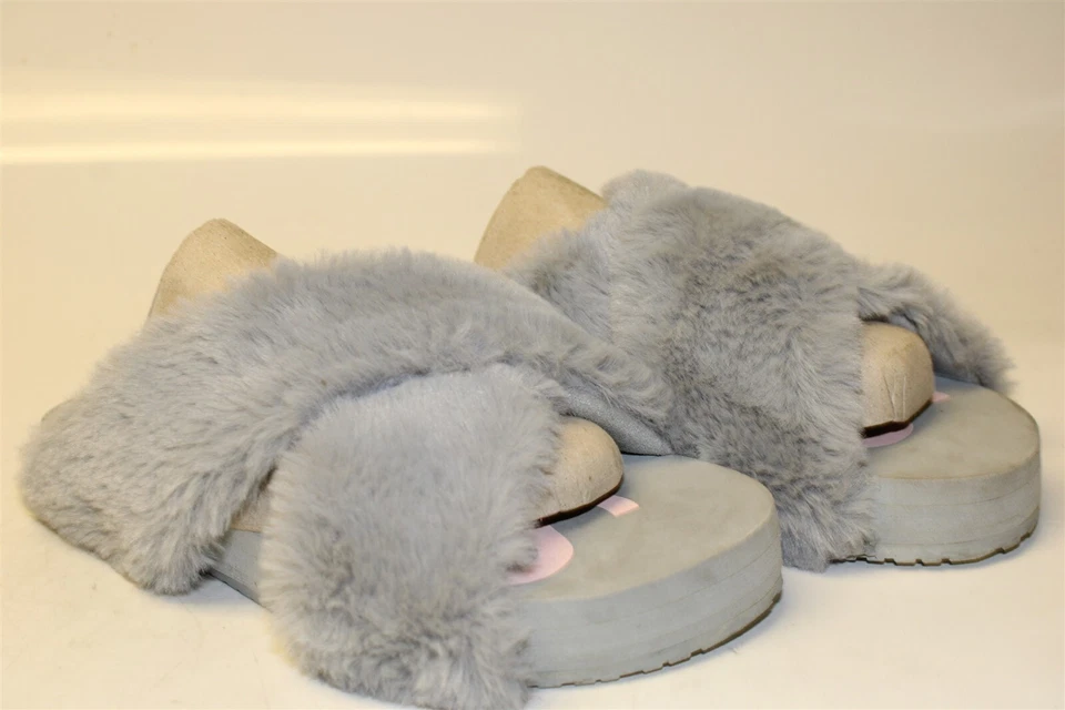 Zapatillas planas TOMS Susie para mujer talla 8 38 gris correa cruzada 10016798 Foto 2 de 4