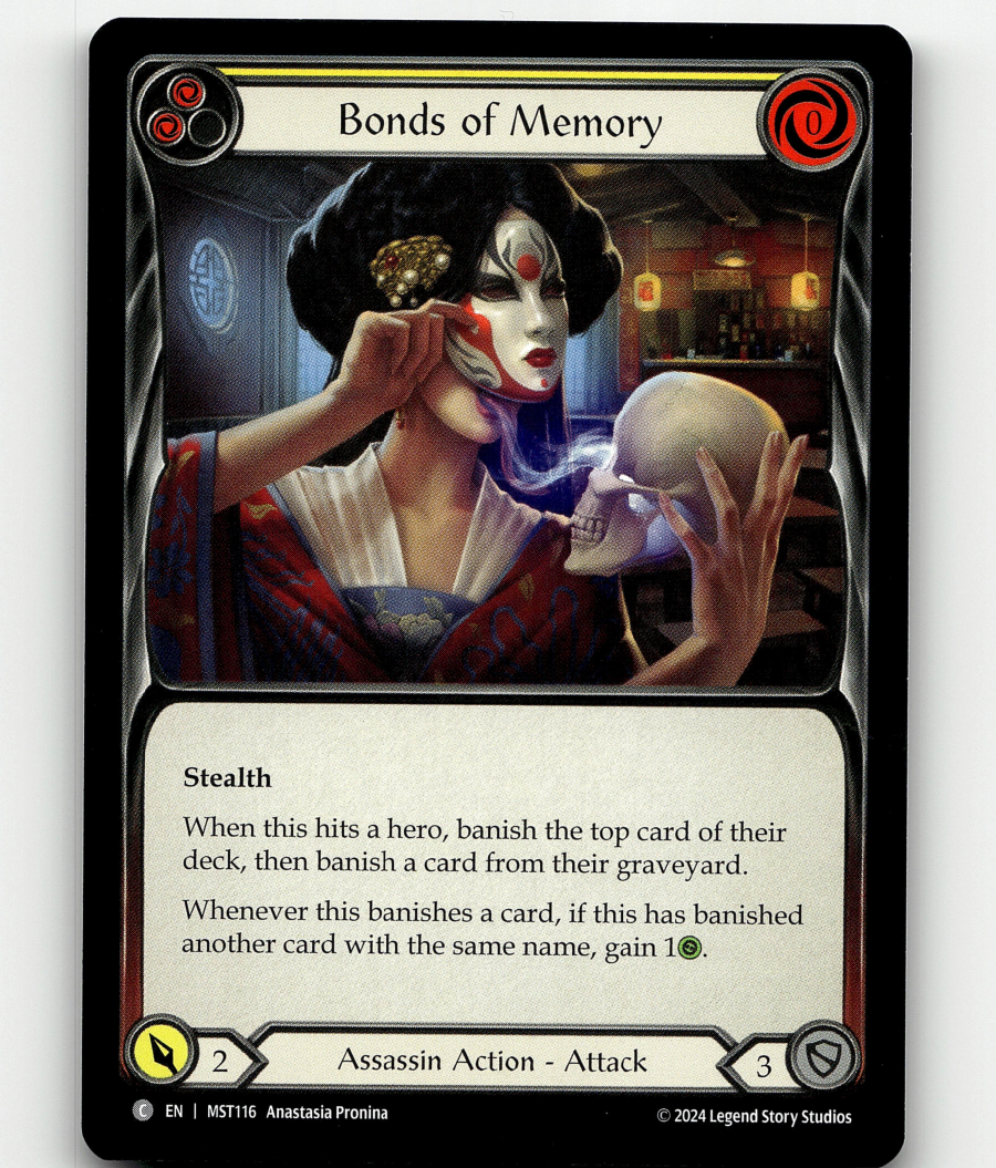 Flesh And Blood Bonds of Memory (Yellow) - Part the Mistveil