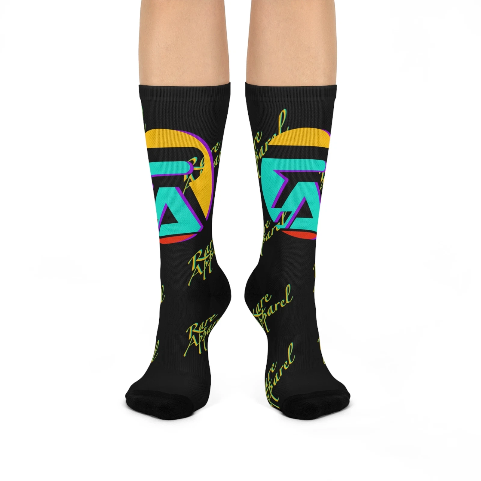 Graphic Cushioned Crew Socks
