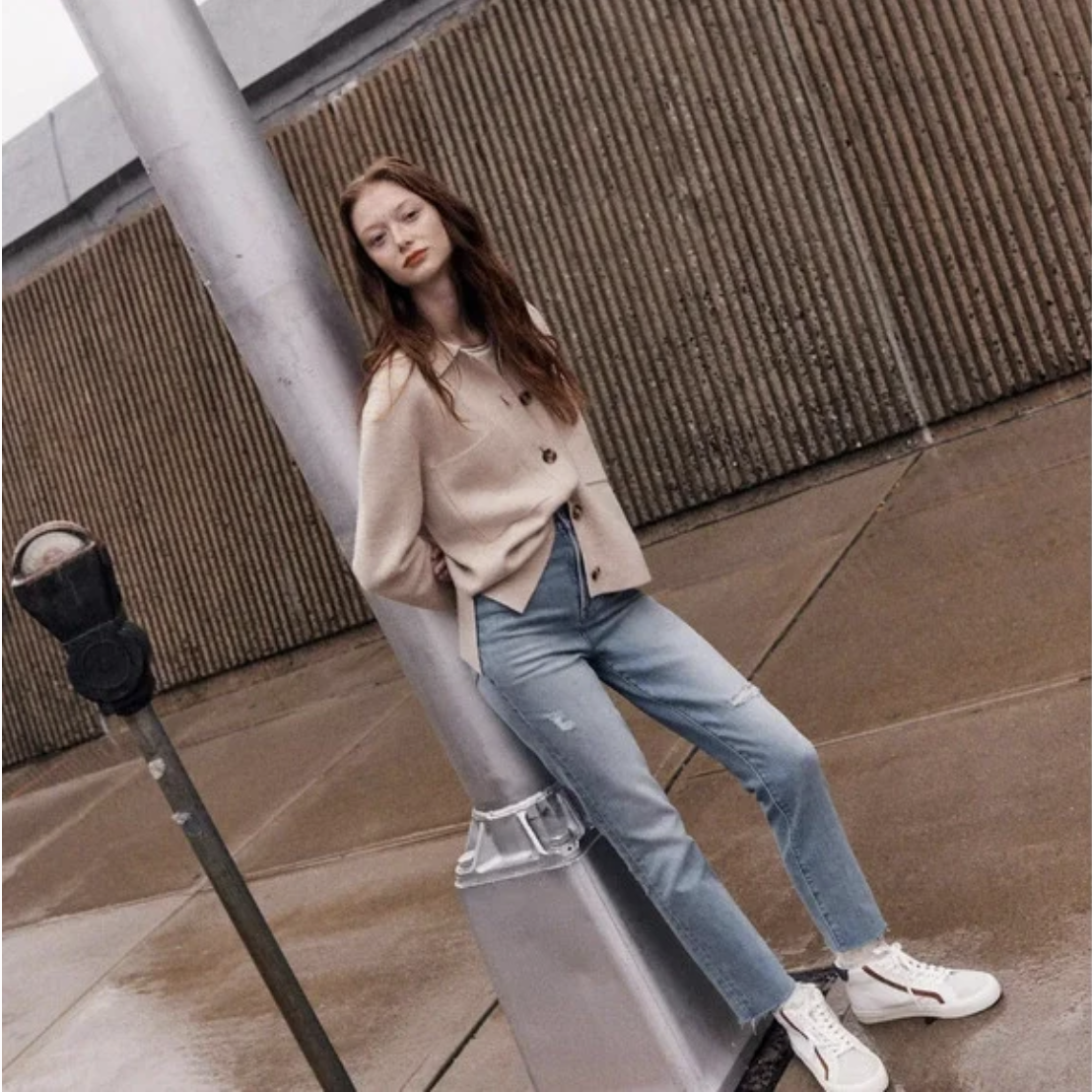 Madewell Perfect Vintage Jean Coffey Wash Worn-In Edition Size 26