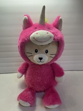 Spark Create Imagine Cat Kitten Plush Pink Unicorn Costume 20" Stuffed Animal