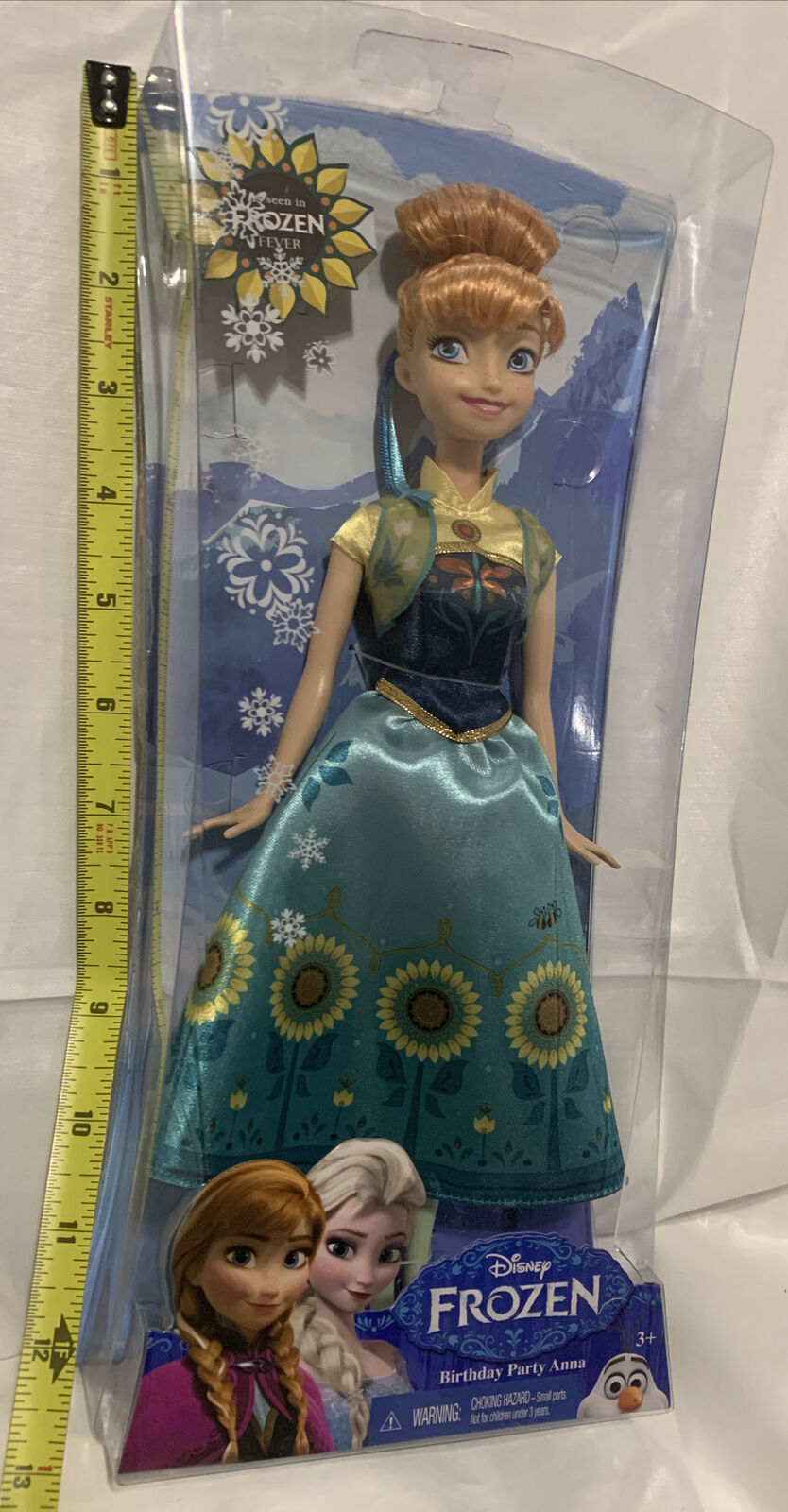 Disney's Frozen Fever Anna 12” Doll From Hasbro - Brand New In Box