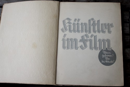 3585 MONOPOL Zigaretten Bilder Album Künstler im Film mit Geburtsdaten 1937 - Bild 2 von 18