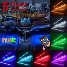 Led light strip for truck Inside car Lighting interior Multi Color music control