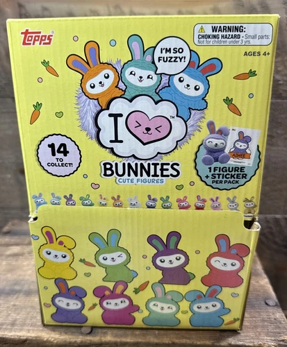 2022 Topps I LOVE BUNNIES SWEET Fuzzy BLIND BAG GRAVITY BOX (24 PACKS)