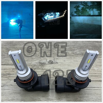 H10 9005 HB3 8000k CSP LED ice blue Super Bright Headlight Bulbs Kit High Beam