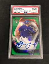 2019 Topps Finest Firsts Rowdy Tellez Autograph Green Wave /99 #FFA-RT