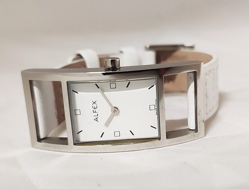 Alfex by Plum Design Damenuhr Lederband Swiss Made 5503.117 Rarität traumhaft - Picture 6 of 7