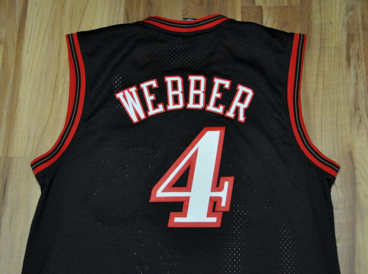 Sixers Webber 4 NBA Reebok ユニフォーム ゲームシャツ 2006-07 Philadelphia 76ers Webber # 4 adidas Jersey (Away) Y