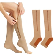 Sports socks Compression zip socks