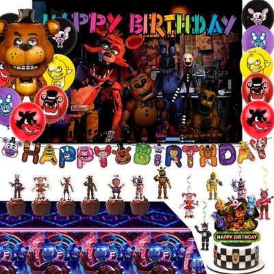 Five Nights At Freddy's Kinder Party Deko FNAF Geburtstags Mitgebsel Ballons Kit