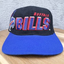 Vintage Buffalo Bills Hat Cap Snap Back Sports Specialties Black Dome Shadow Men