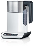Bosch TWK8611P Styline 1,5 L Wasserkocher 2400 W (Anthrazit, Edelstahl, Weiß)