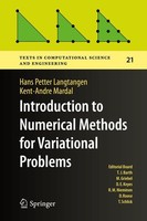 Introduction To Numerical Methods For Variational Problems Hans Petter Langtange