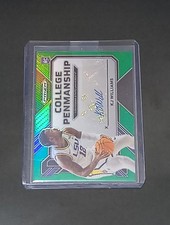 2023 Panini Prizm Draft Picks College Penmanship Green Auto #CP-KJW KJ WILLIAMS