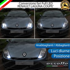 CONVERSIONE FARI FULL LED RENAULT LAGUNA COUPE' 12000 LUMEN 6000K BIANCO CANBUS