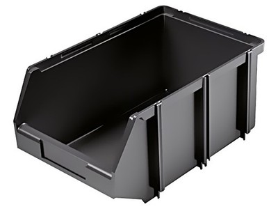 3X KCB16-S411 Behälter: Küvette schwarz 162x108x75mm CLICK BOX KISTENBERG