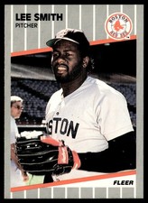 1989 Fleer Lee Smith Boston Red Sox #99