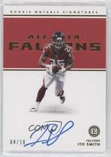 2018 Panini Encased Rookie Notable Signatures Gold 4/10 Ito Smith Auto 1p5