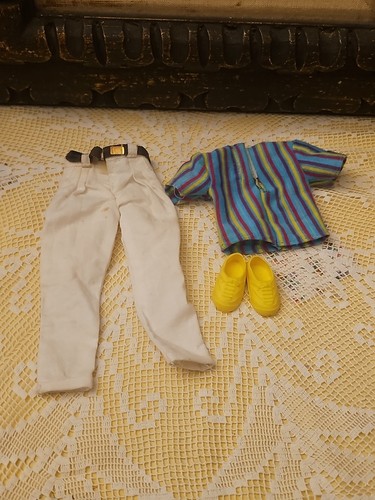 Vintage 1987 Jem Doll Rio Fashions Universal Appeal Outfit Complete Shoes Pants - Picture 12 of 19