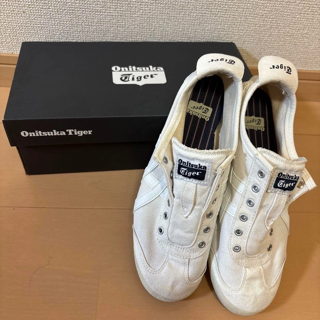 ASICS Scarpe unisex Onitsuka Tiger MEXICO 66 SLIP ON 1183C141 colore BIANCO taglia US 6