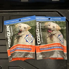 Cosequin DS Plus Joint Health MSM & Omega-3s for all dogs  ~~ 120 Chews 2 X 60