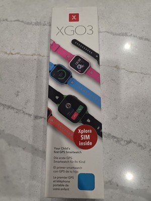 Brand NEW Xplora XGO3 Kids 4G Water Resistant Call & GPS Smartwatch Blue