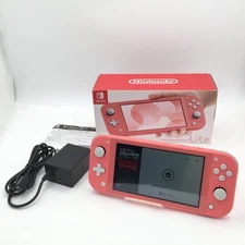 Nintendo Switch Lite Console Coral Pink 32GB Box Handheld Tested