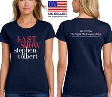 2026 The Last Show Laughter Died Two-Side Women Crewneck T-Shirt, FAST SHIP