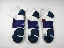 Bombas Hex-Tec Run Running Athletic Ankle Socks Lot Of 3 Size XL All Rights 