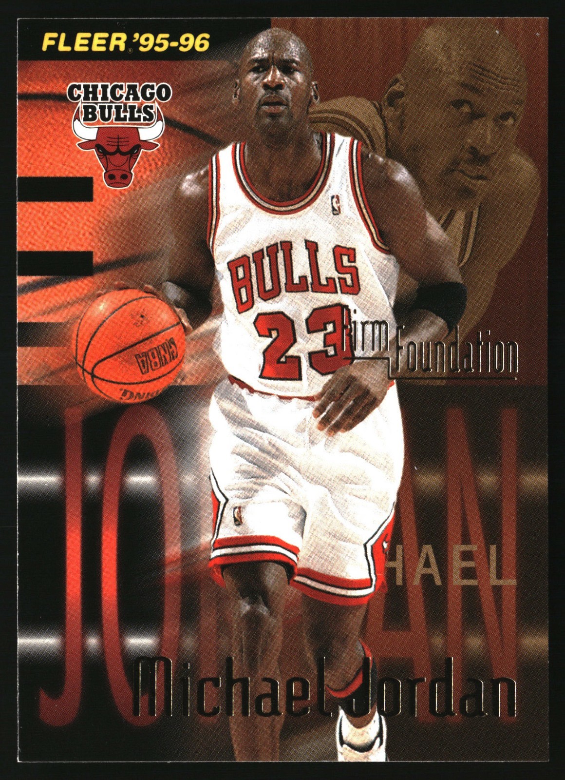 1995-96 Fleer - Michael Jordan Firm Foundation #323