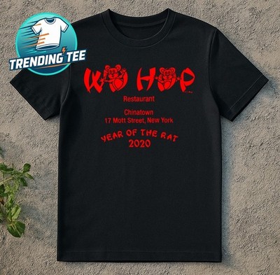Wo Hop Chinatown NYC Year of the Rat 2020 T-Shirt D21S116