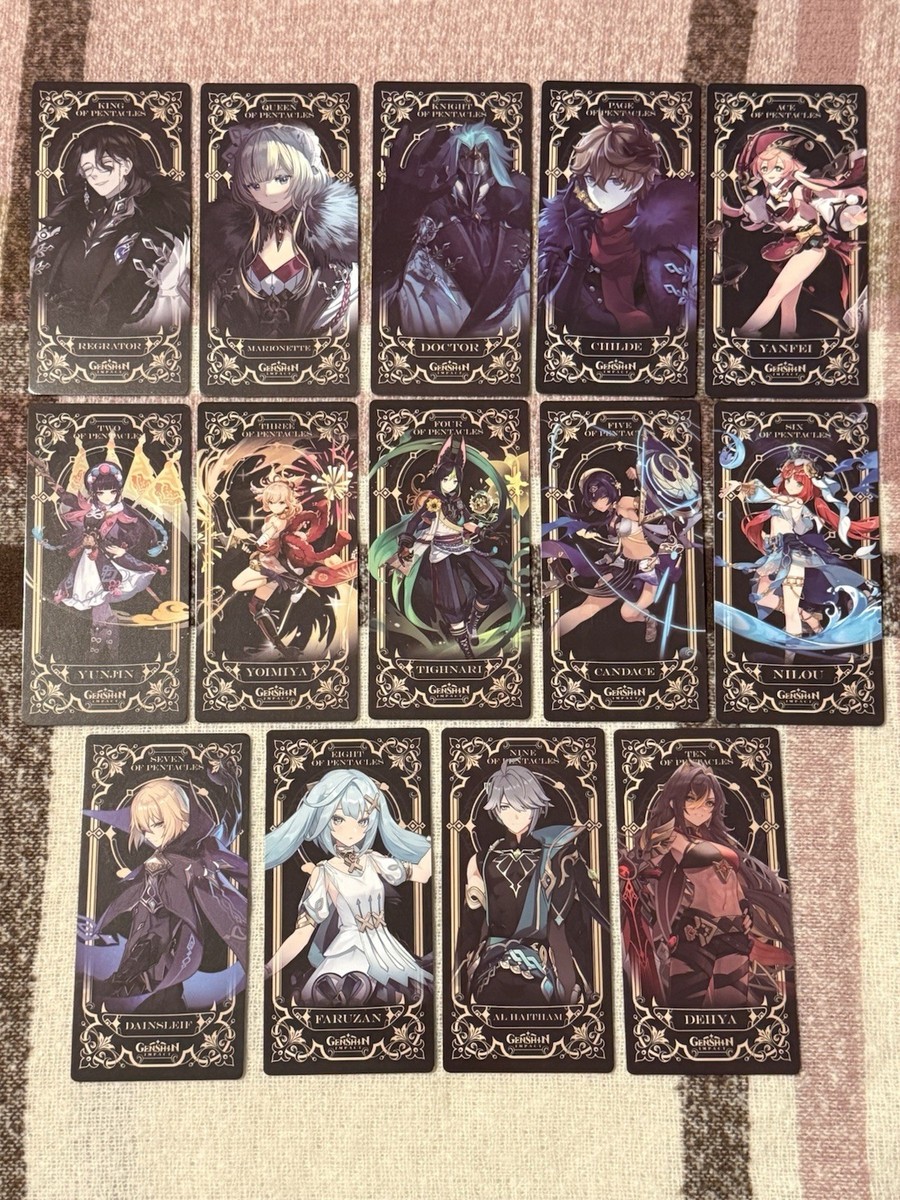 Genshin Impact - Minor Arcana Tarot Cards (56) | eBay