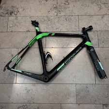 Mekk Primo 6.2 Aero Carbon Frameset Black Green 55cm 700c Road Bike Carbon