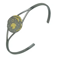 Bangle 18mm Sky Disc of Nebra Star Jewelry 925 Silver Armlet