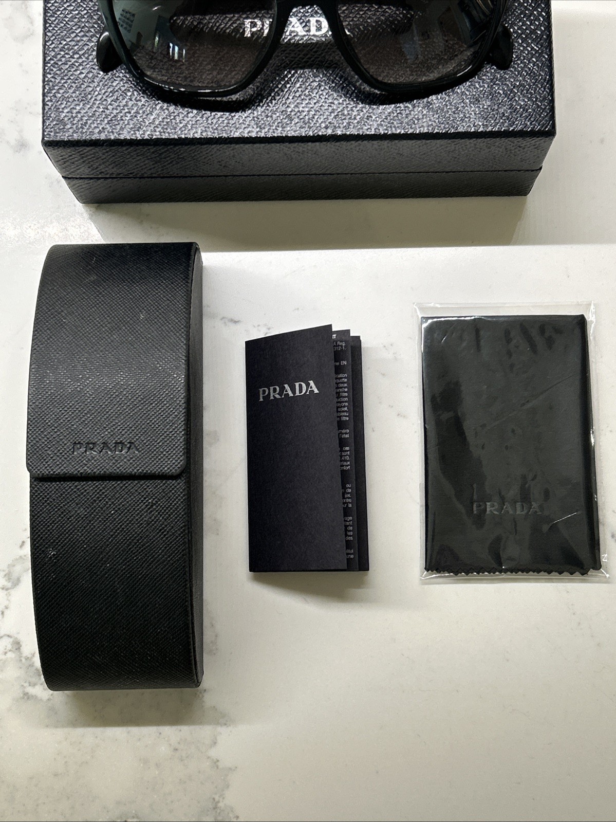 Prada Rectangle Gradient Lenses SPR11S 1ABOA7 - image 8